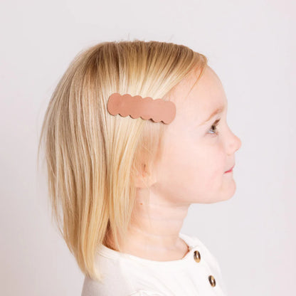 leather - sienna snap clip