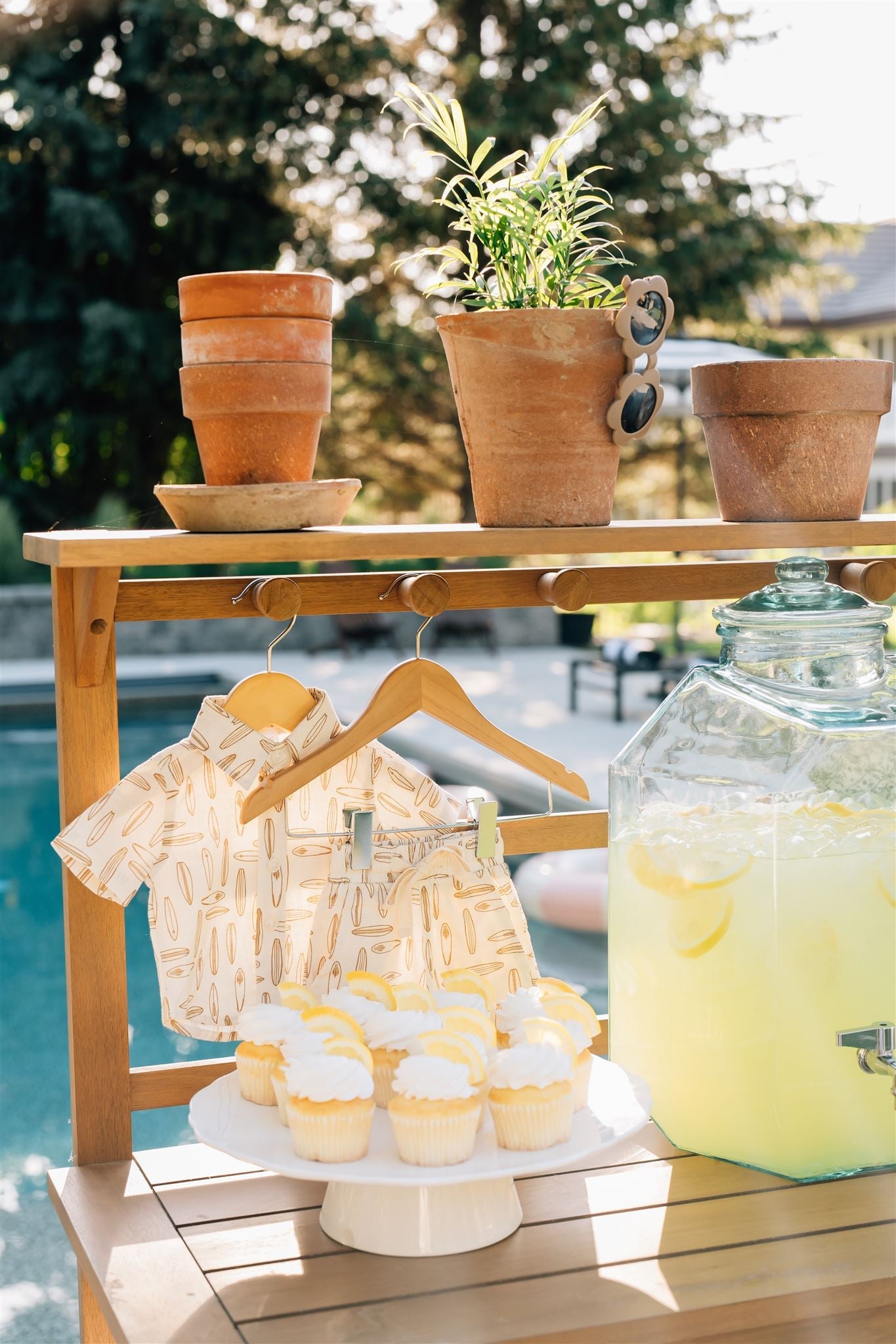 Surfboard Linen Cotton Shorts - Ivory Soul