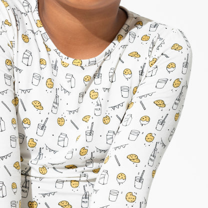 Milk & Cookies Original Bamboo Kids Pajamas - Ivory Soul
