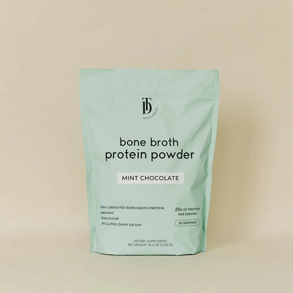 mint chocolate chip bone broth protein