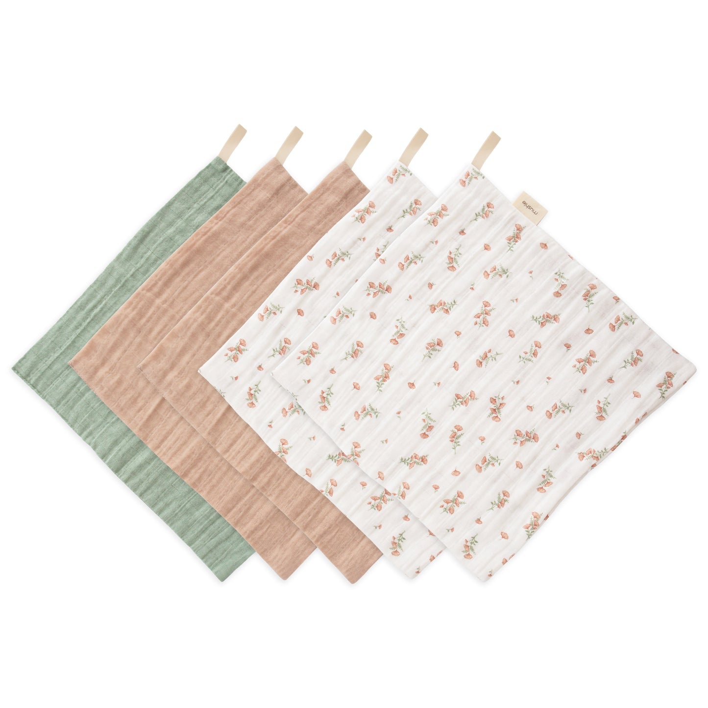 Muslin Cotton Washcloth 5-Pack