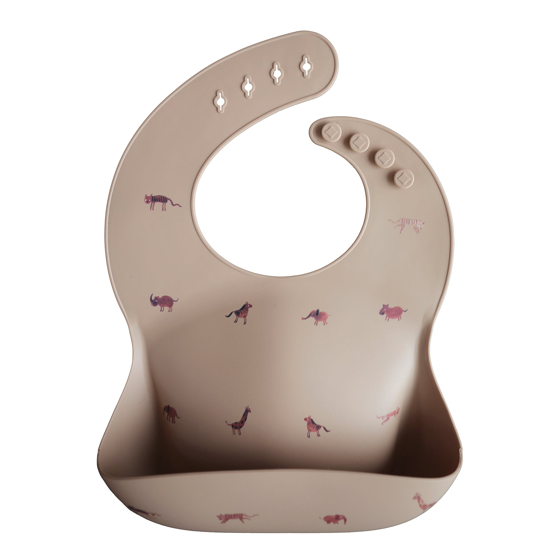 Silicone Baby Bib - Ivory Soul