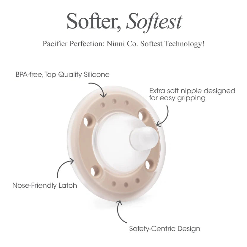 ninni pacifier - petal pink, 1 pk