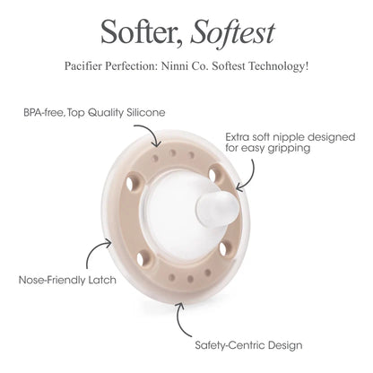 ninni pacifier - petal pink, 1 pk