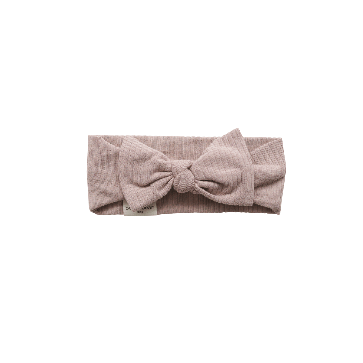 Organic Ribbed Cotton Knot Bow