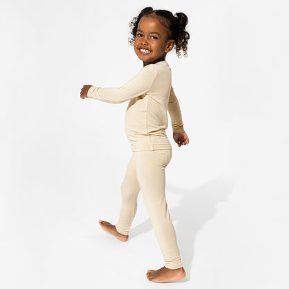 Oat Bamboo Kids Pajamas - Ivory Soul