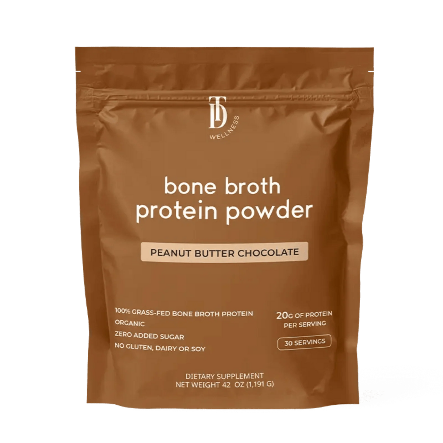 peanut butter chocolate bone broth protein