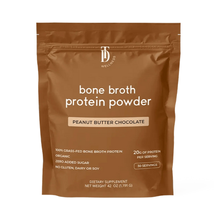 peanut butter chocolate bone broth protein