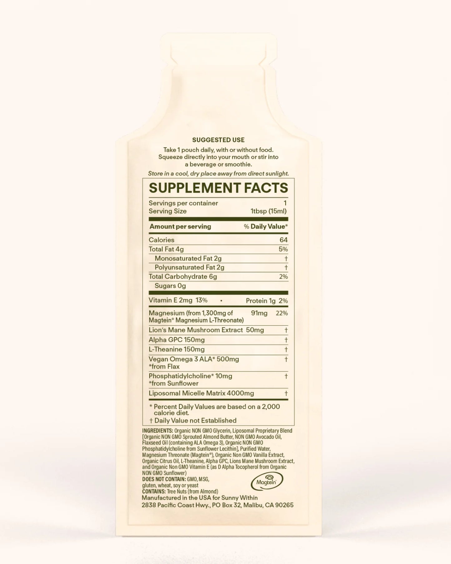 cognitive • vanilla citrus