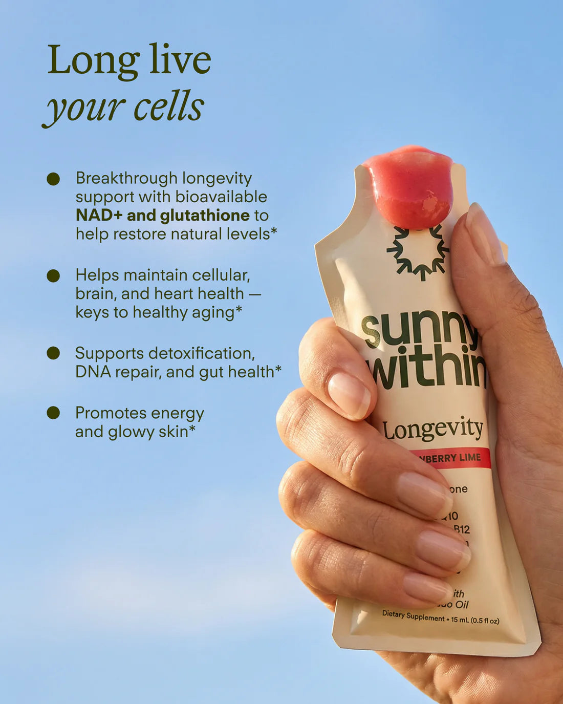 longevity • strawberry lime