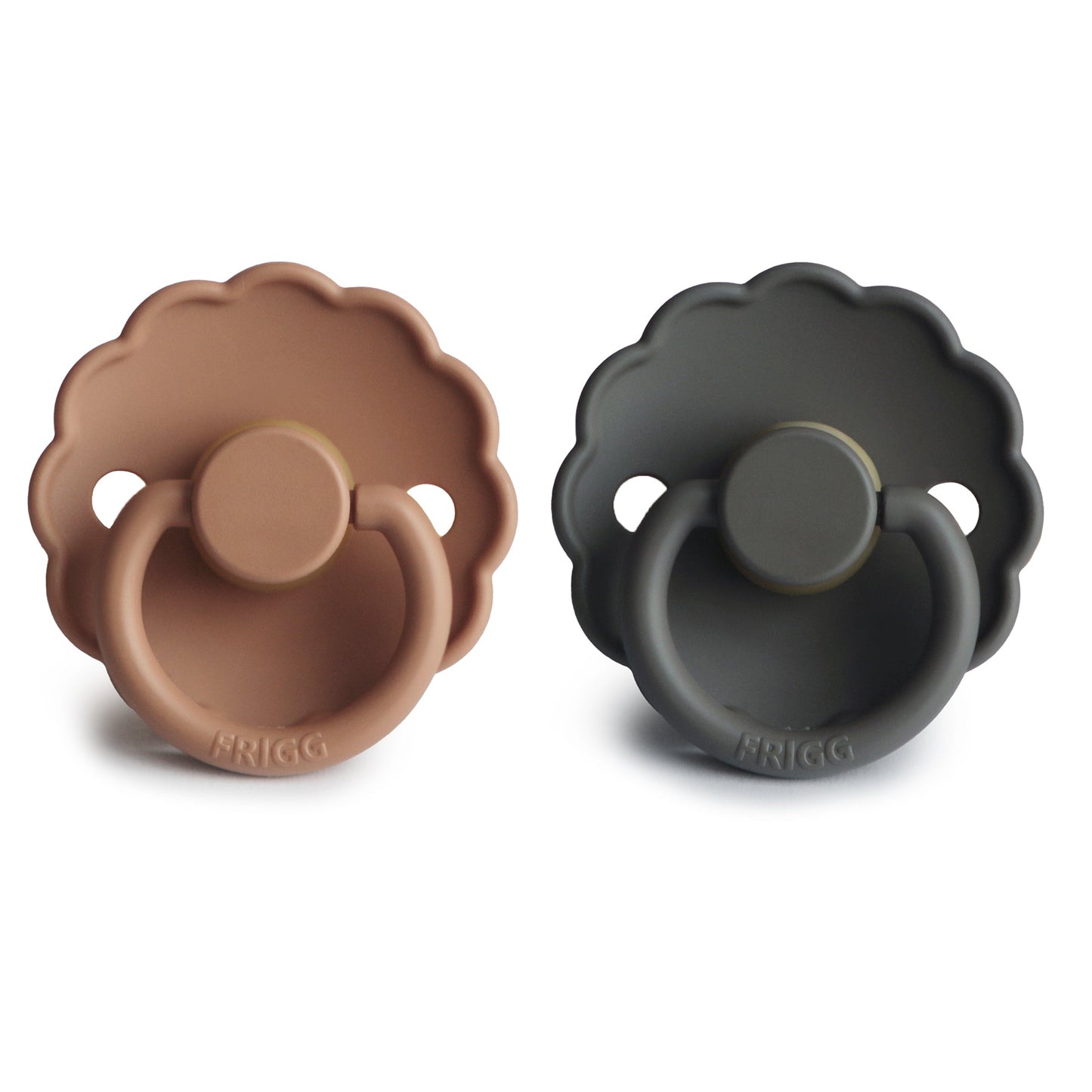 FRIGG Daisy Natural Rubber Pacifier 2-Pack - Ivory Soul