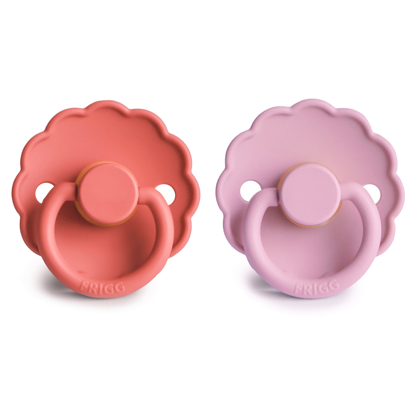 FRIGG Daisy Natural Rubber Pacifier 2-Pack - Ivory Soul