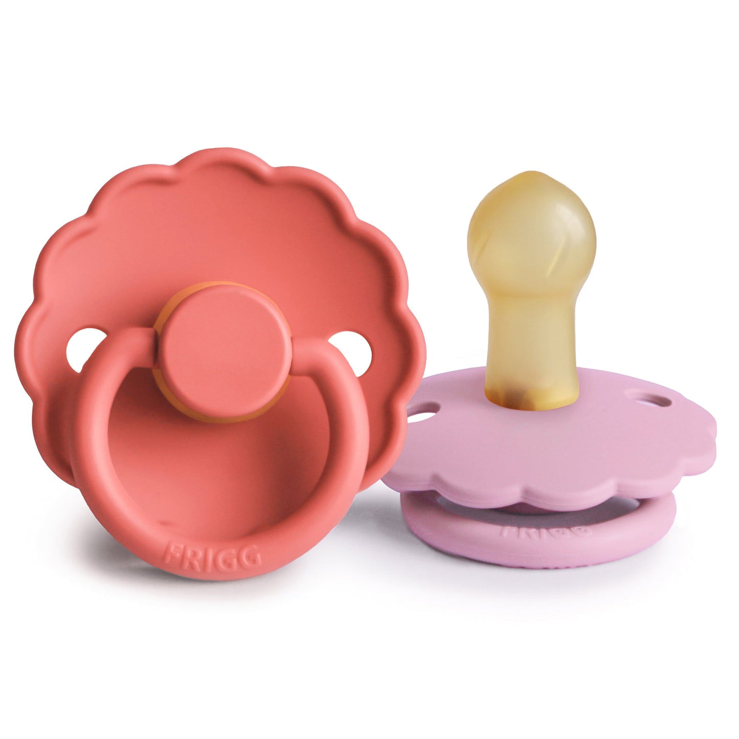 FRIGG Daisy Natural Rubber Pacifier 2-Pack - Ivory Soul