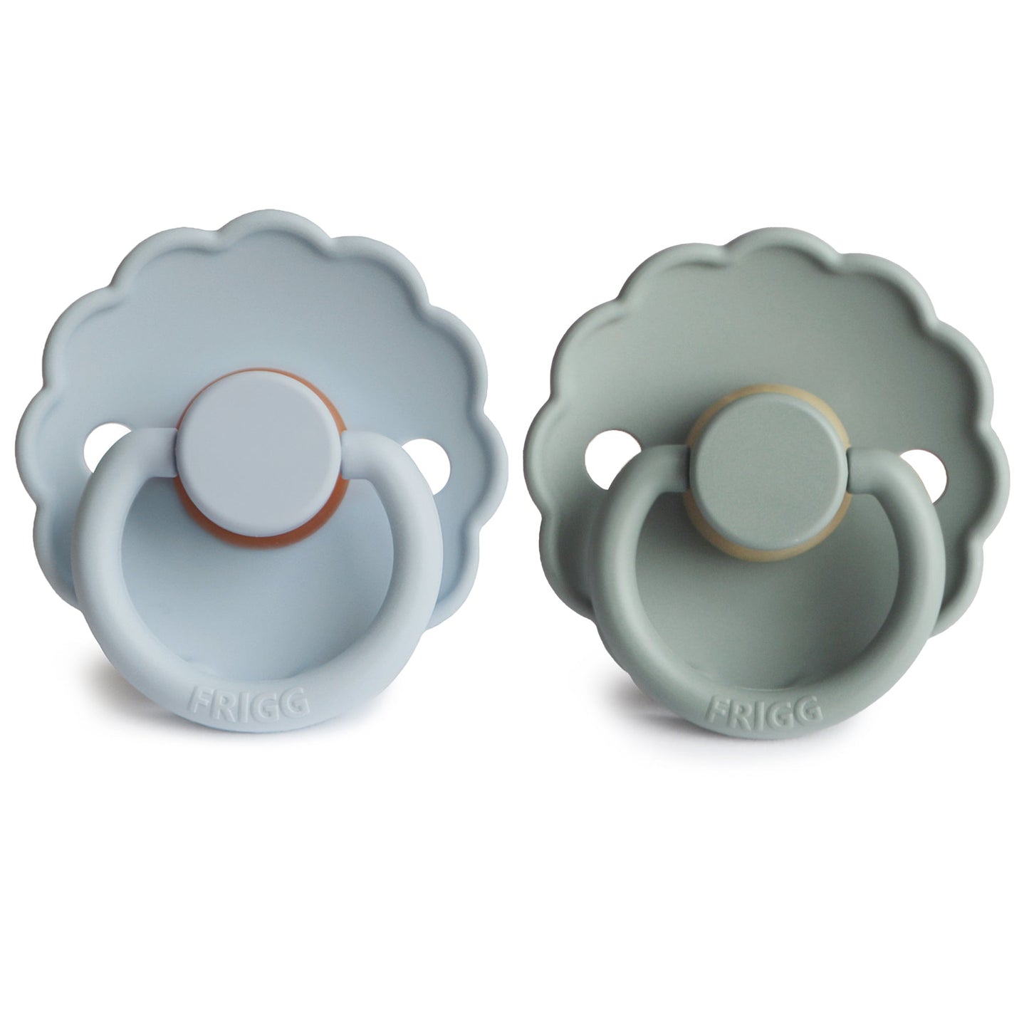 FRIGG Daisy Natural Rubber Pacifier 2-Pack - Ivory Soul