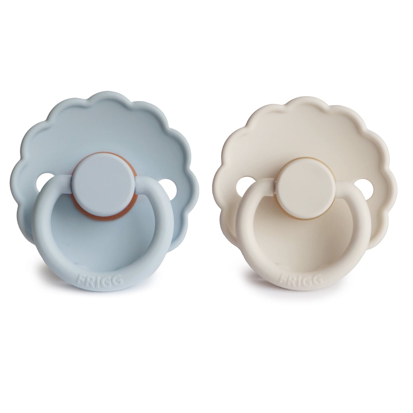 FRIGG Daisy Natural Rubber Pacifier 2-Pack - Ivory Soul