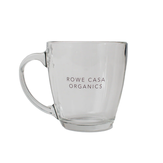 rowe casa organics glass mug | 16oz