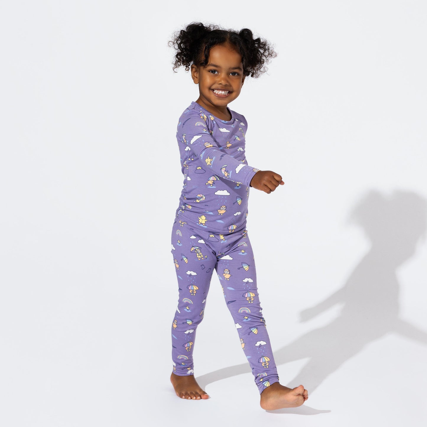 Rainbow Bear Bamboo Kids Pajamas