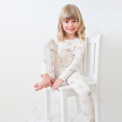 Rainbows Bamboo Kids Pajamas