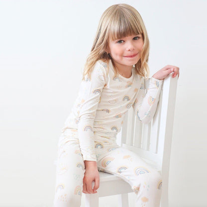 Rainbows Bamboo Kids Pajamas