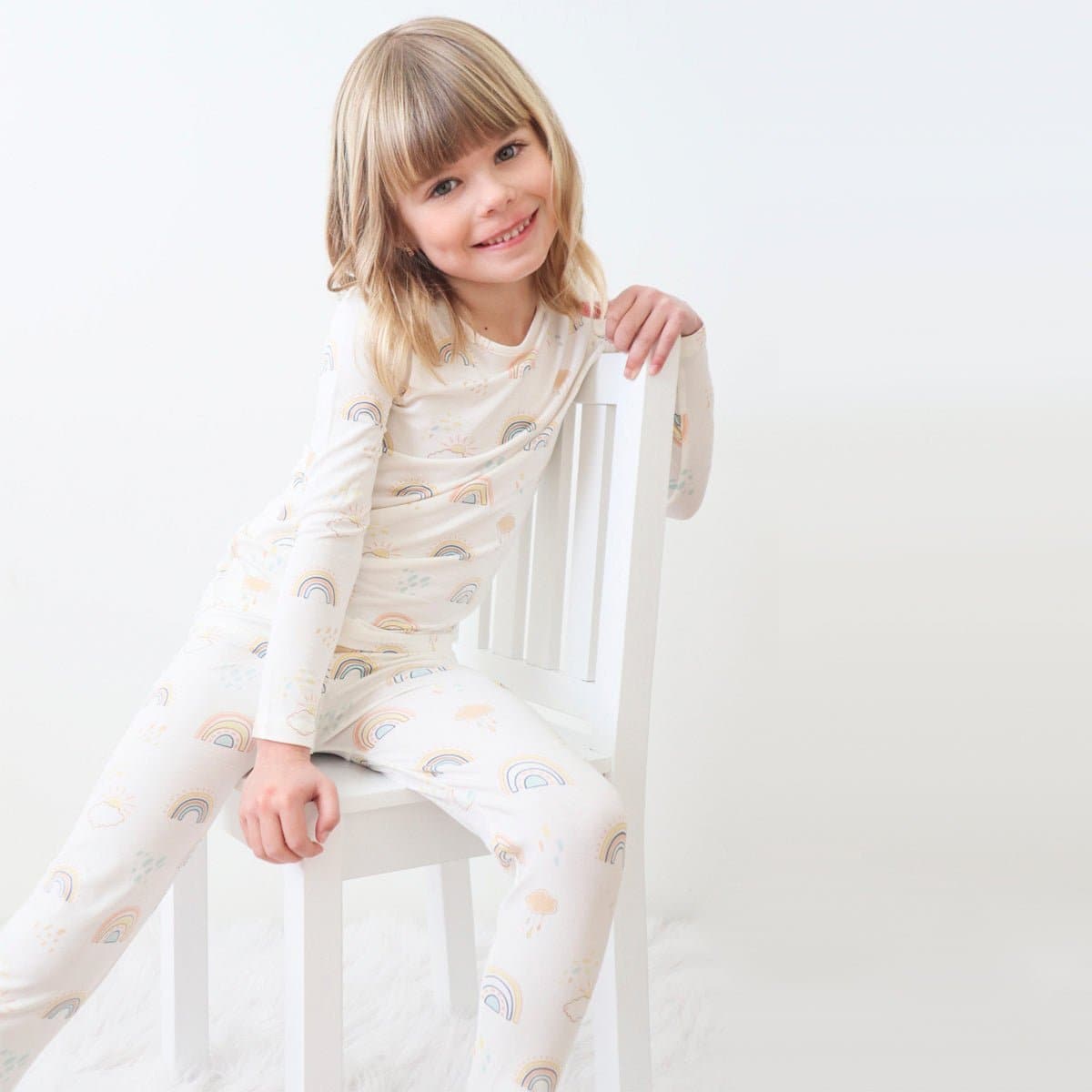 Rainbows Bamboo Kids Pajamas