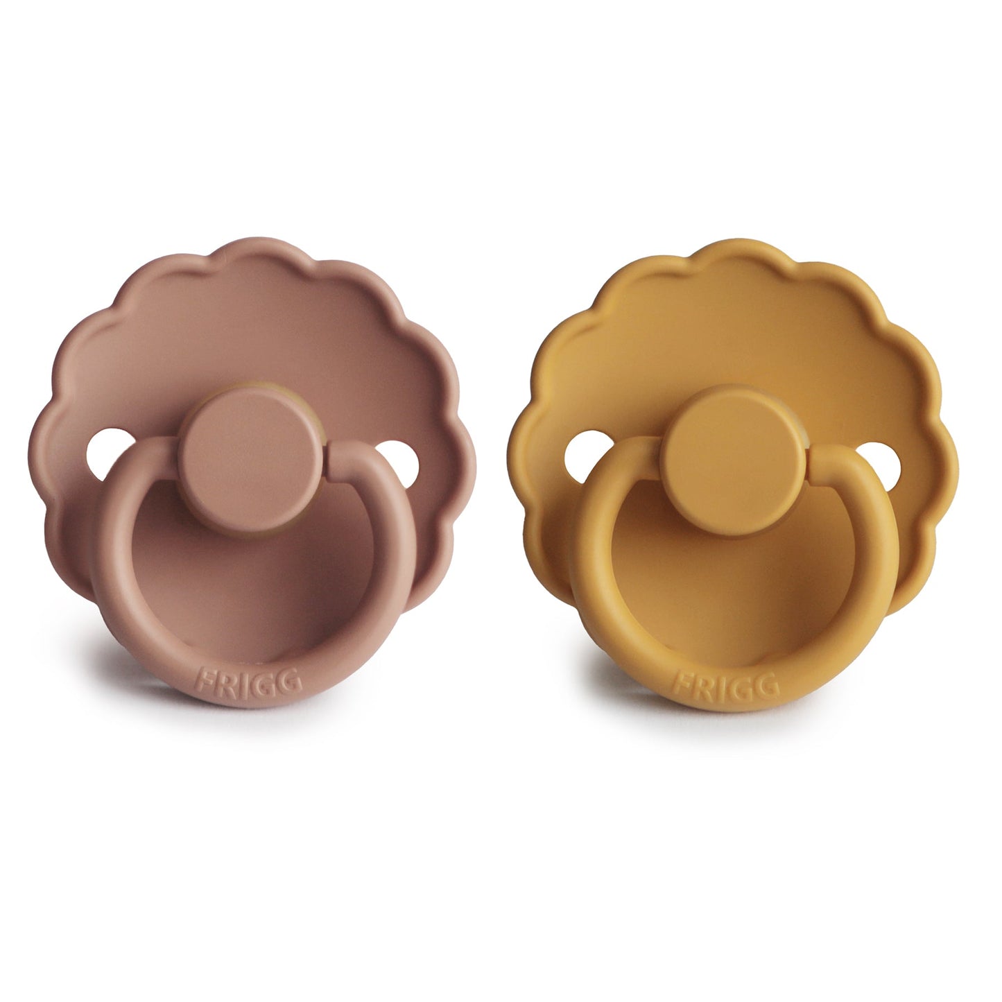 FRIGG Daisy Natural Rubber Pacifier 2-Pack - Ivory Soul