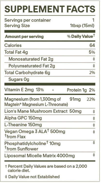 cognitive • vanilla citrus