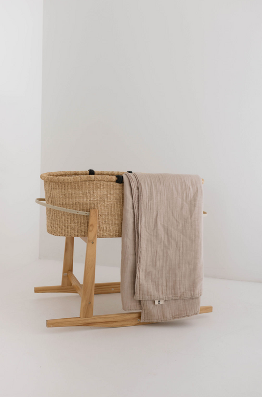 Muslin Throw | Natural - Ivory Soul