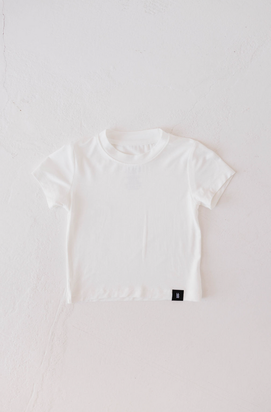 Basic Bamboo Tee | Cloud White - Ivory Soul