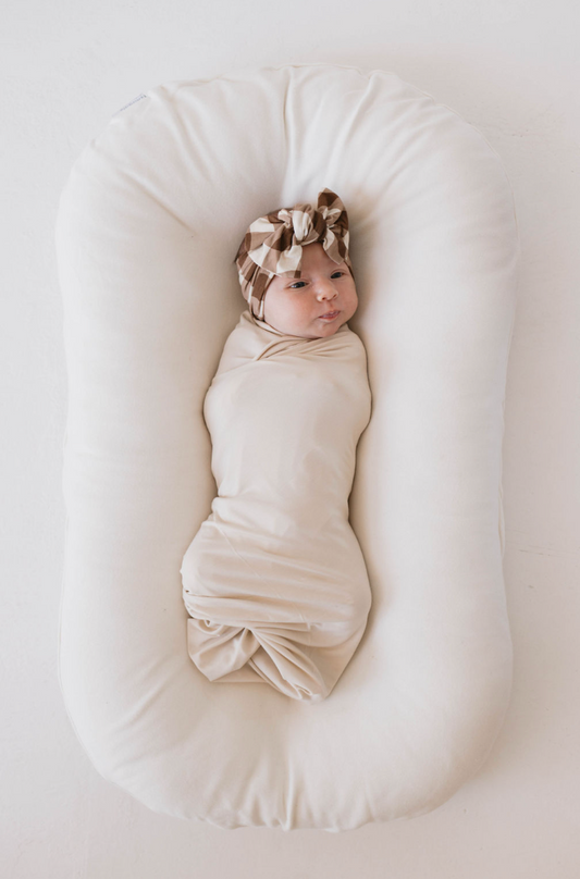 Bamboo Swaddle | Bone - Ivory Soul