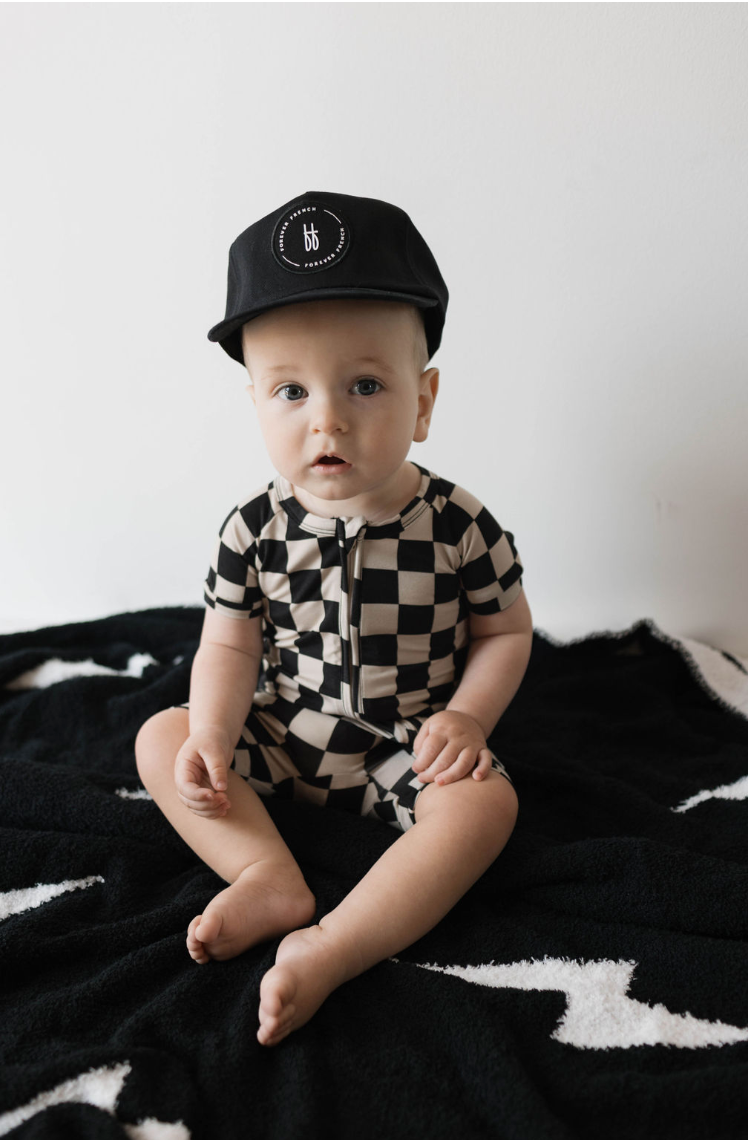 Children's Trucker Hat | ff Black - Ivory Soul