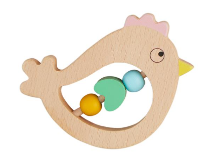 character teething rattles