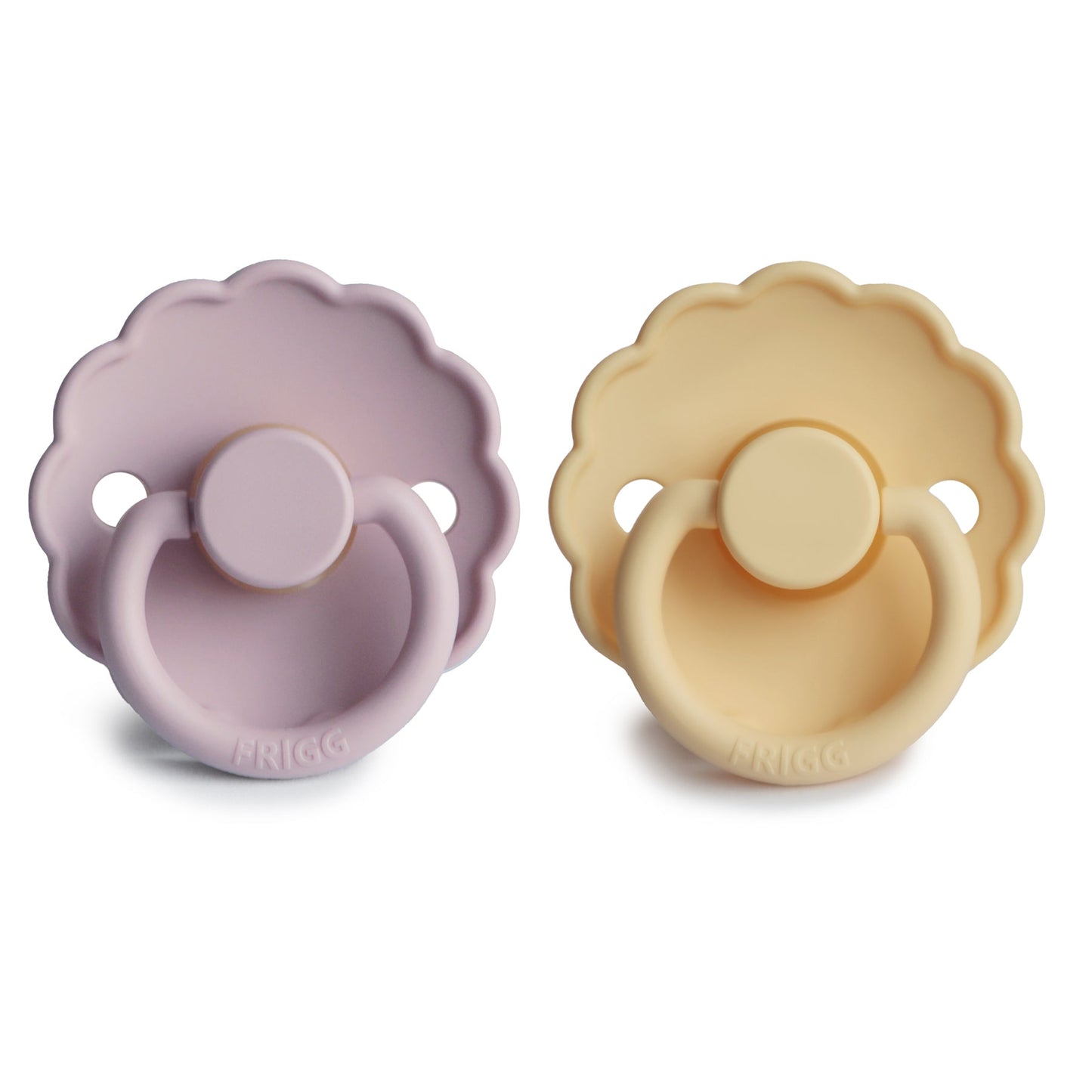 FRIGG Daisy Natural Rubber Pacifier 2-Pack - Ivory Soul