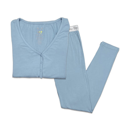 Oasis Teal Bamboo Women's Pajama Set