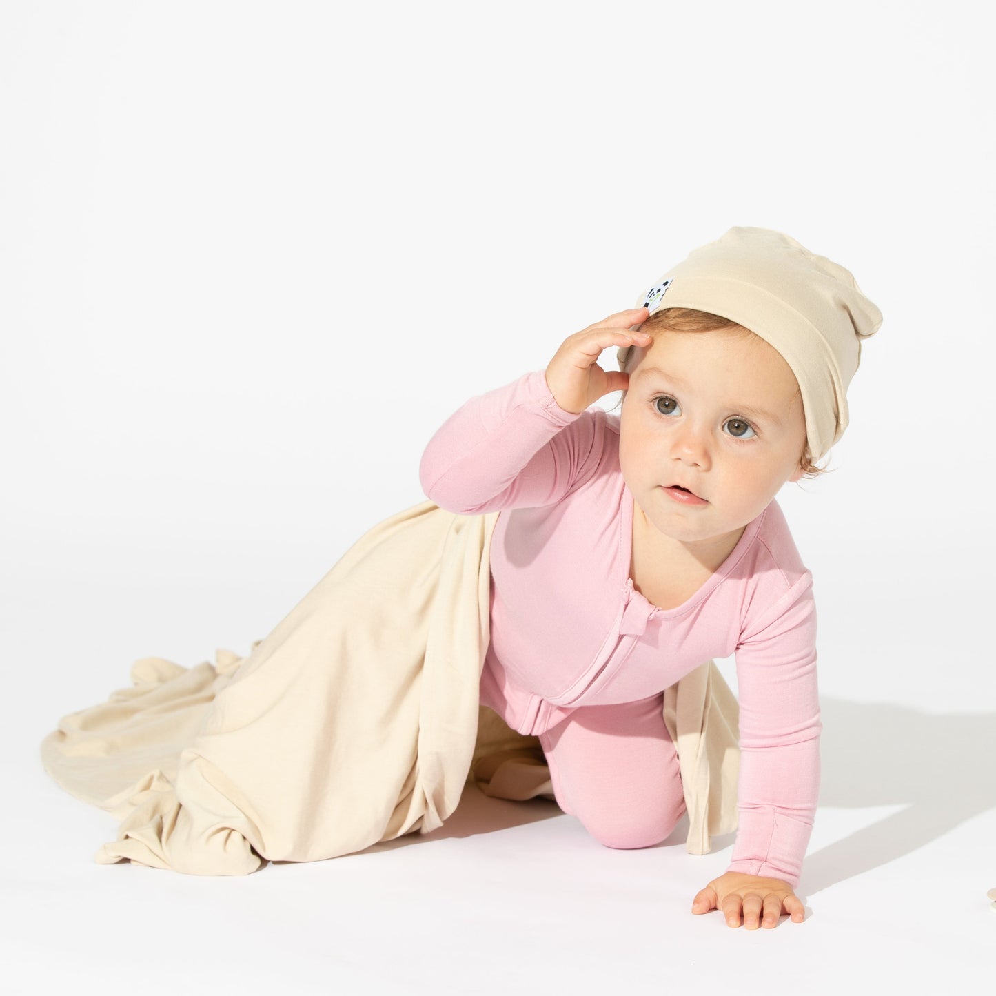 Oat Bamboo Convertible Footie - Ivory Soul