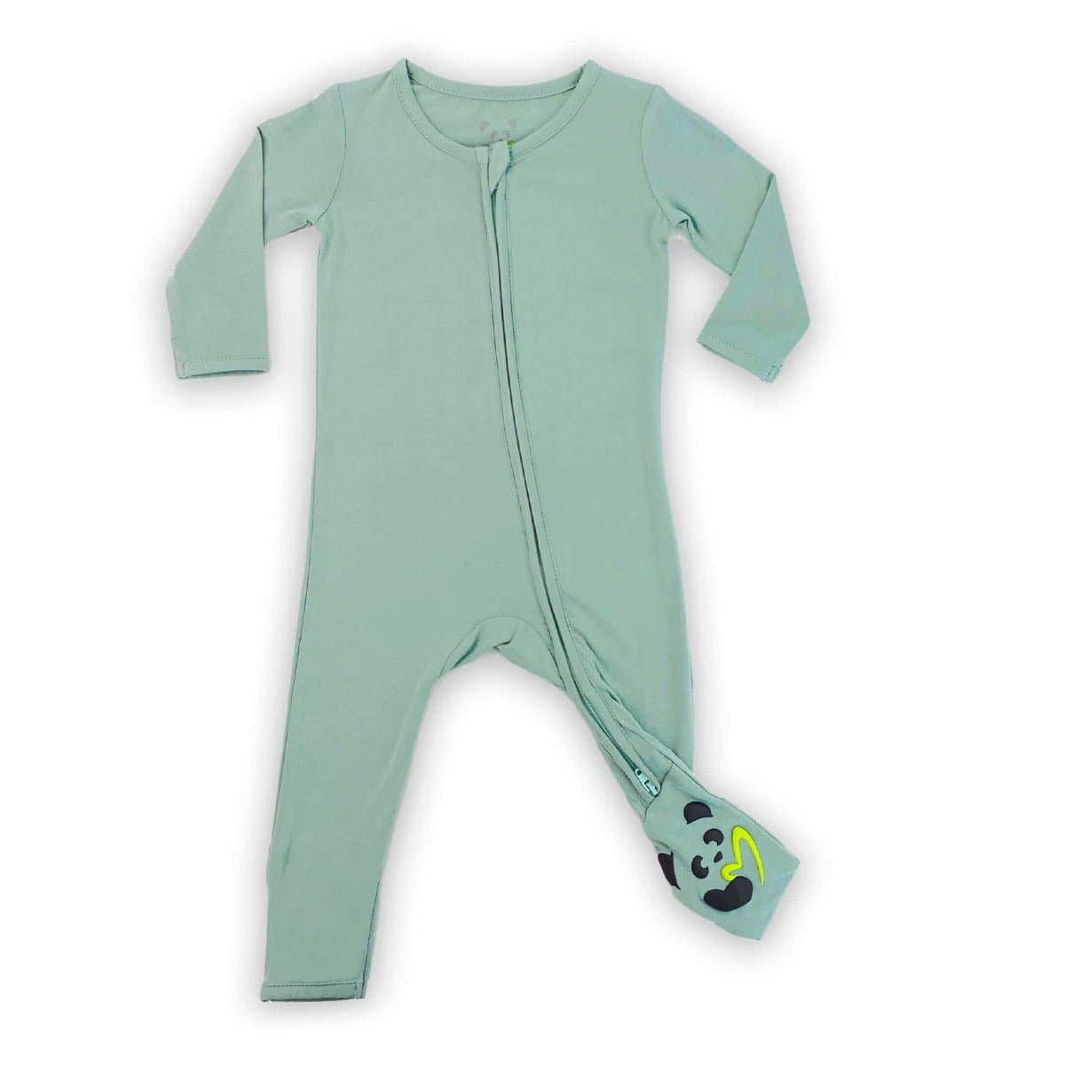 Misty Green Bamboo Convertible Footie - Ivory Soul