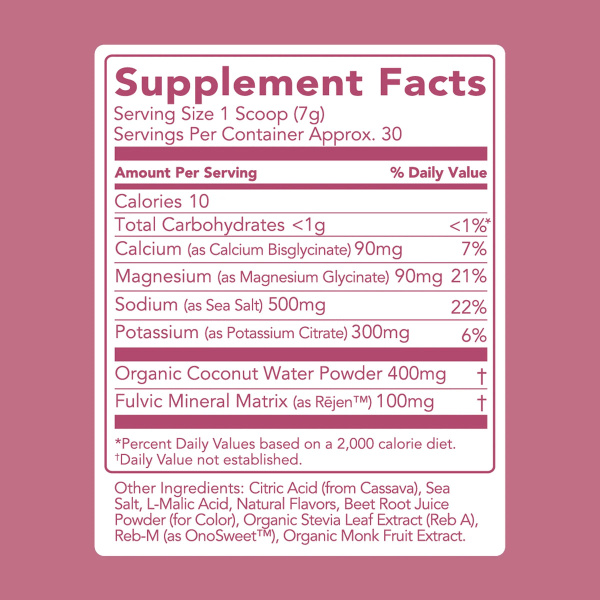 sour cherry hydrate + electrolytes | 30 servings