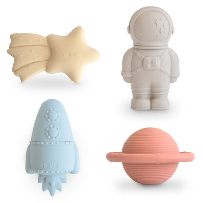 Space Mold Free Bath Play Set - 4 Pack