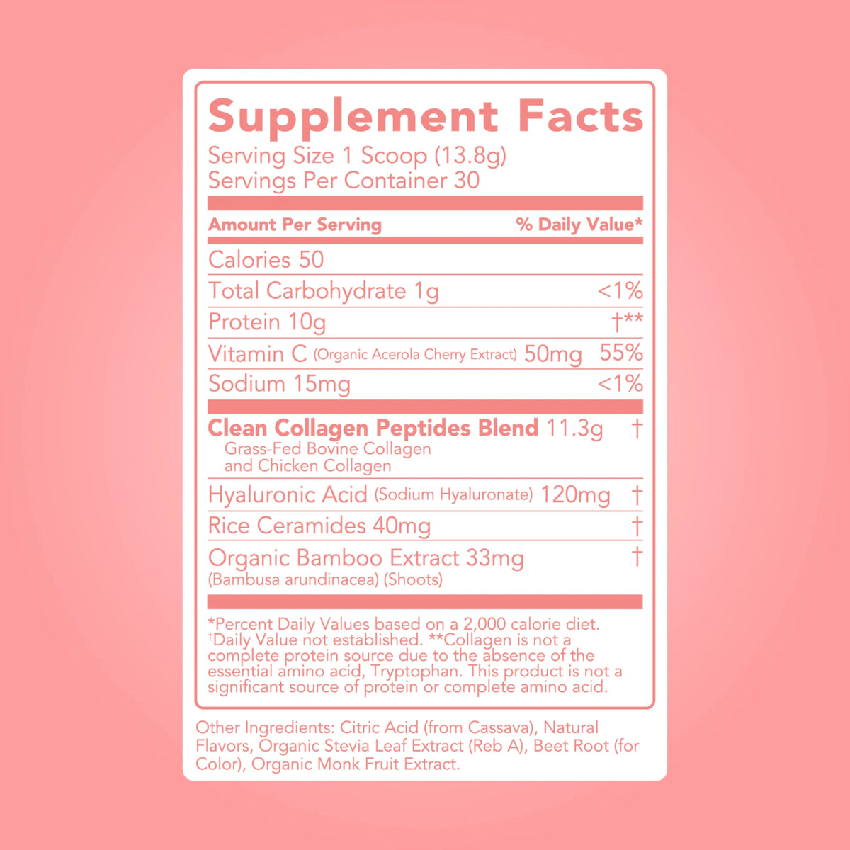 strawberry colada collagen + beauty blend | 30 servings