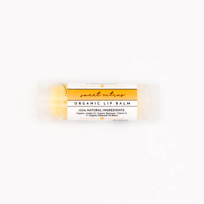 sweet citrus organic lip balm