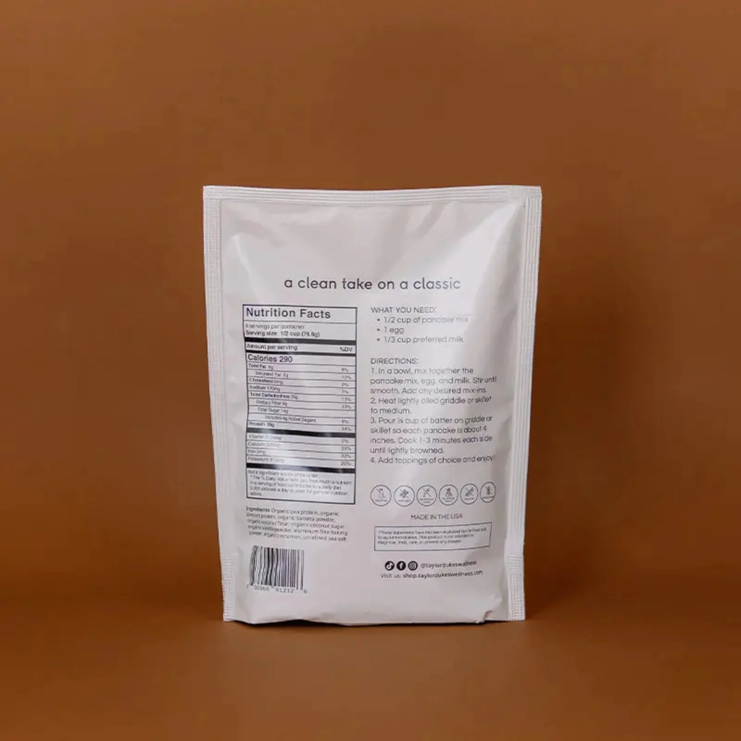 organic protein pancake mix