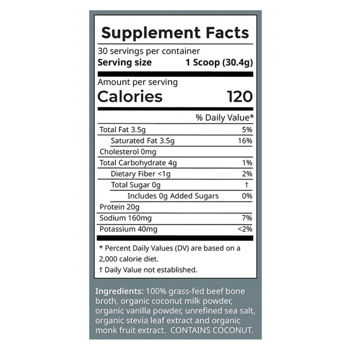 vanilla bone broth protein