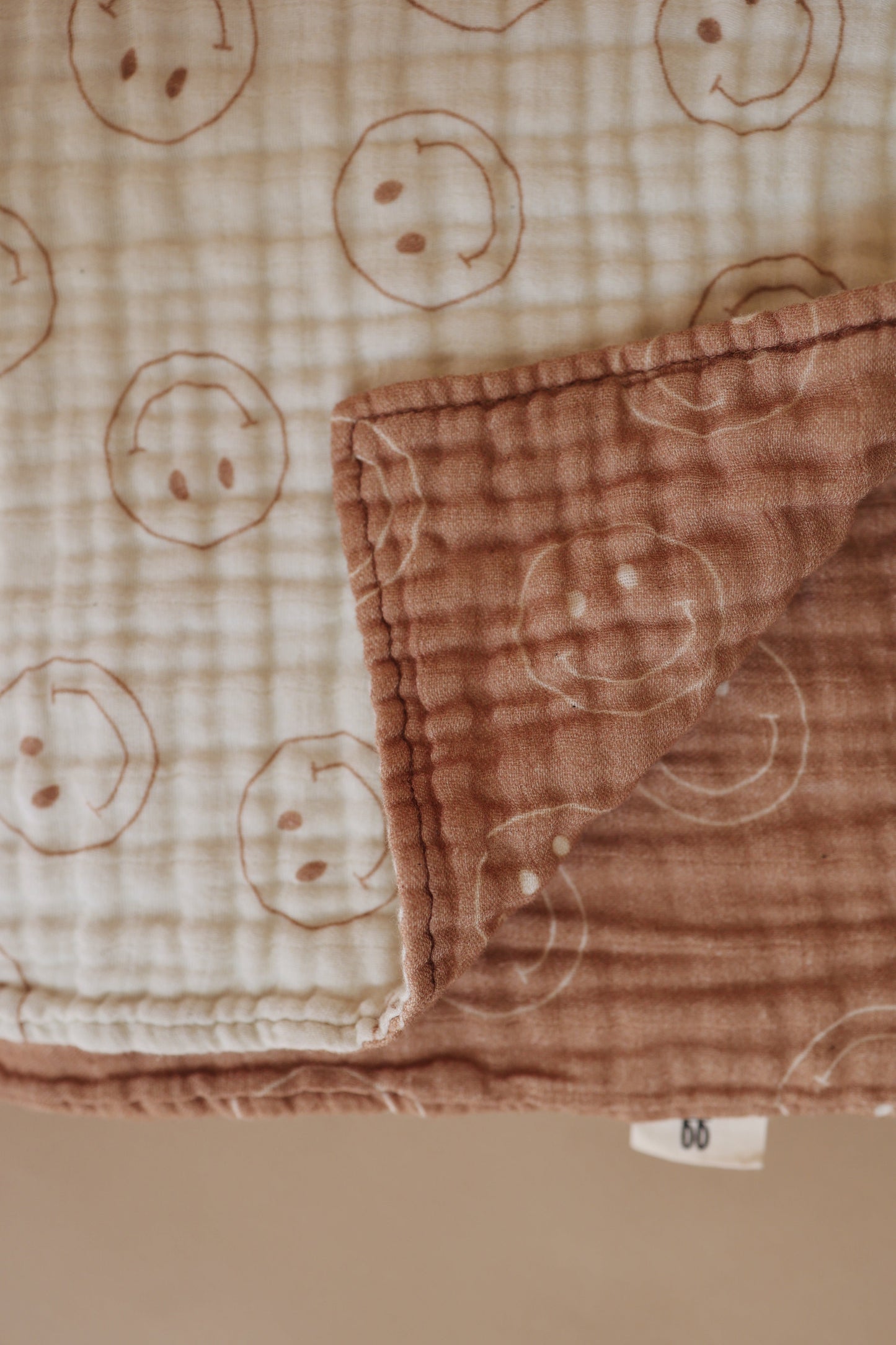 Muslin Quilt | Tan & Ivory Smile - Ivory Soul