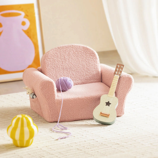 tiny land® afternoon couch —— pink kids chair