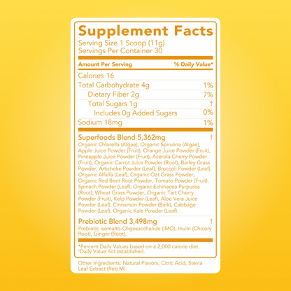 tropical super greens mix | 30 servings