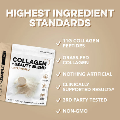 unflavored collagen + beauty blend | 30 servings