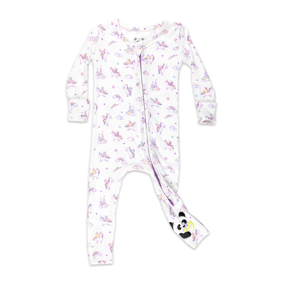 Unicorn Bamboo Convertible Footie