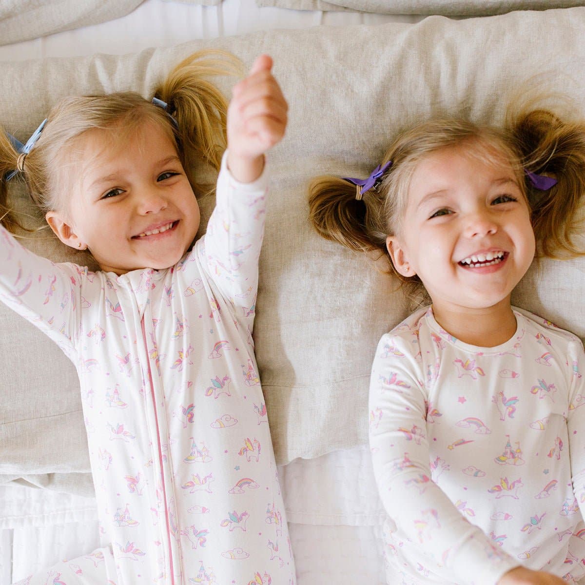 Unicorn Bamboo Convertible Footie - Ivory Soul