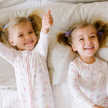 Unicorn Bamboo Convertible Footie - Ivory Soul