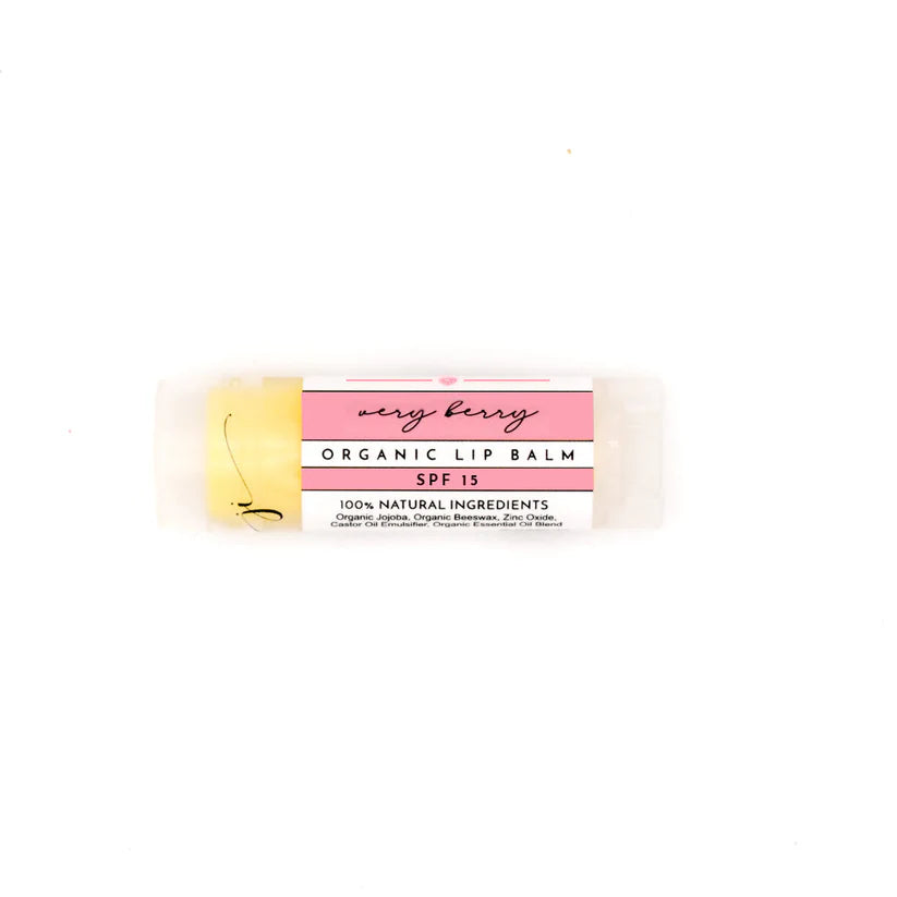 verry berry spf 14 organic lip balm