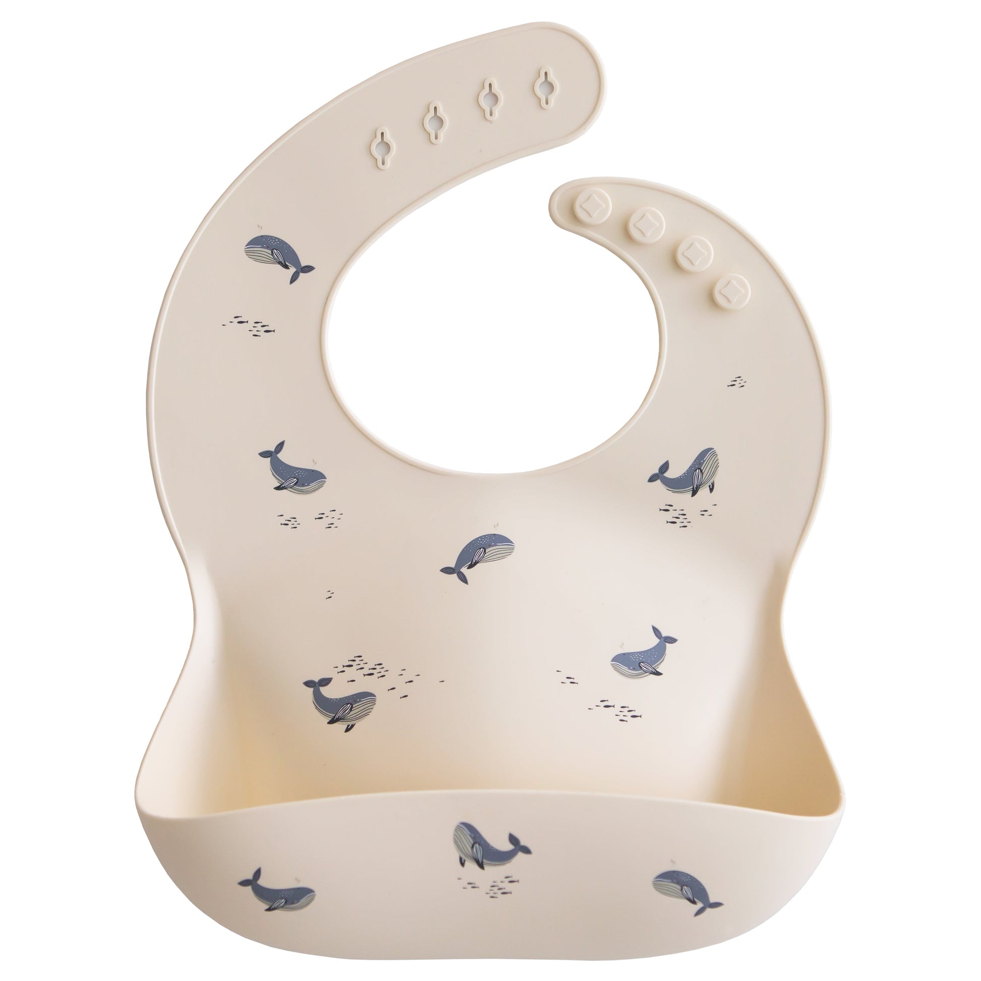 Silicone Baby Bib - Ivory Soul